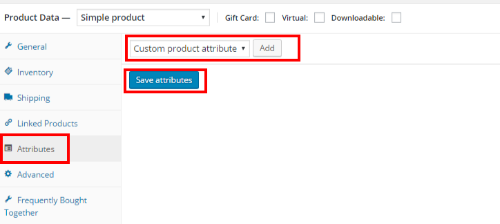 attributes woocommerce wordpress