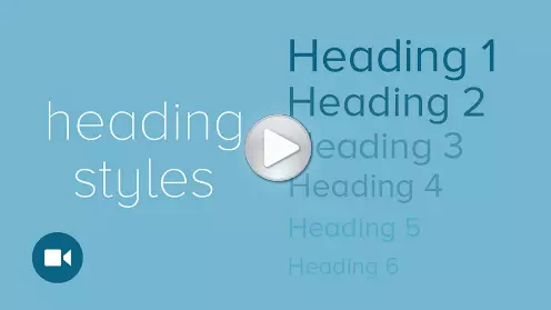heading styles