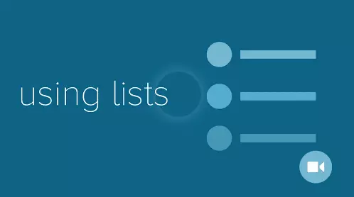 using lists